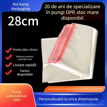 Pungi transparente OPP cu închidere autoadezivă pentru bijuterii și ambalare generală