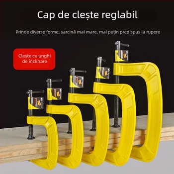 Clema G pentru tâmplărie, robustă – prindere rapidă și fixare (tip G)