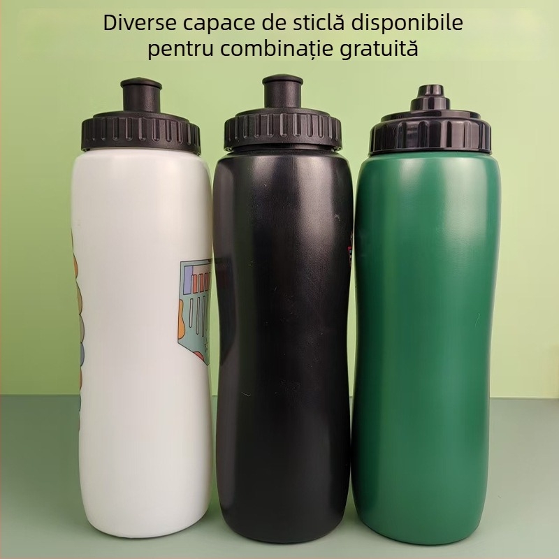 Sticlă de apă pentru bicicletă din plastic PP, cu pai, pentru călătorii de vară, cu logo imprimat, personalizabilă