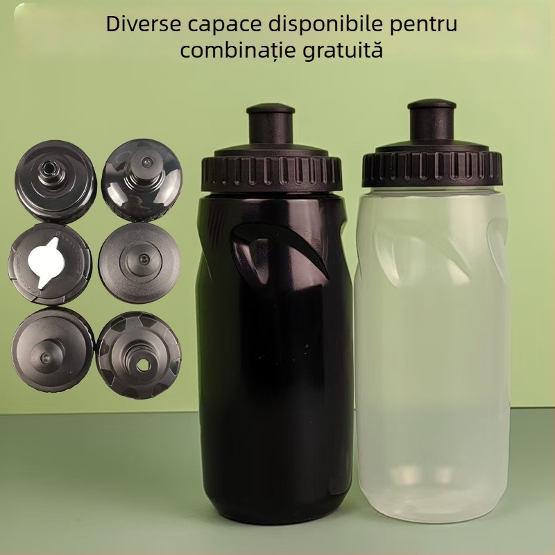 Sticlă de apă pentru bicicletă din plastic PP, cu pai, pentru călătorii de vară, cu logo imprimat, personalizabilă
