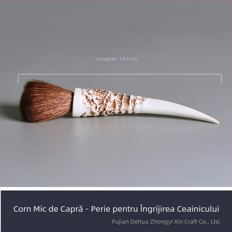 Perie din lemn pentru îngrijirea ceainicului și tavă de ceai – accesorii pentru ceremonia ceaiului