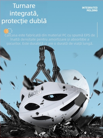 Cască de bicicletă pentru copii cu lumină posterioară - unisex