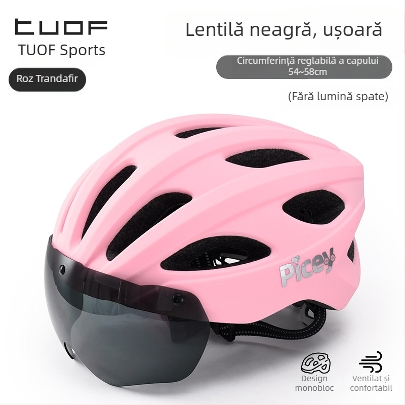 Cască de bicicletă pentru copii cu lumină posterioară - unisex