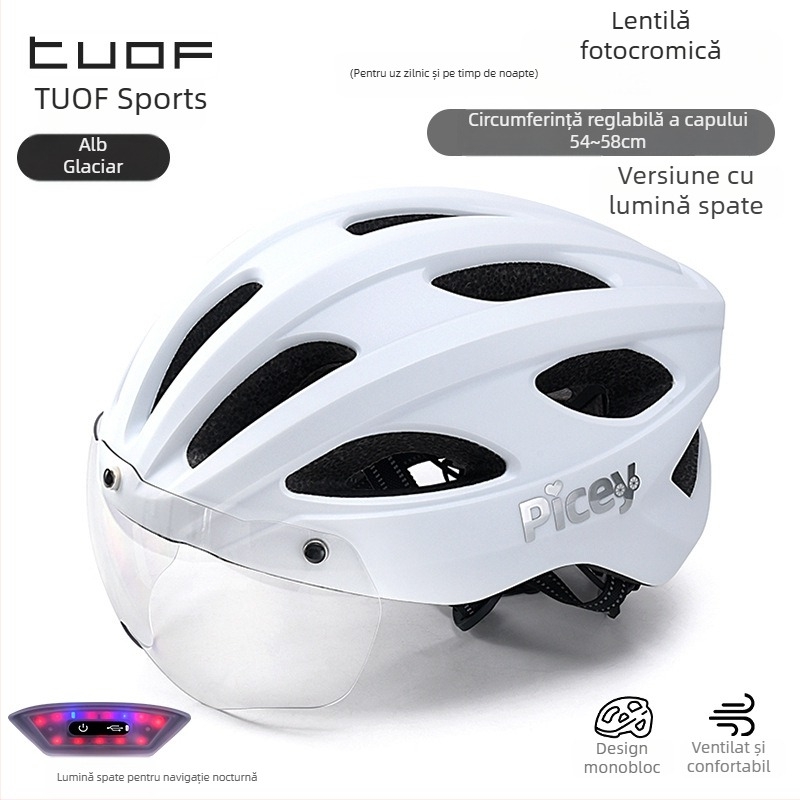 Cască de bicicletă pentru copii cu lumină posterioară - unisex