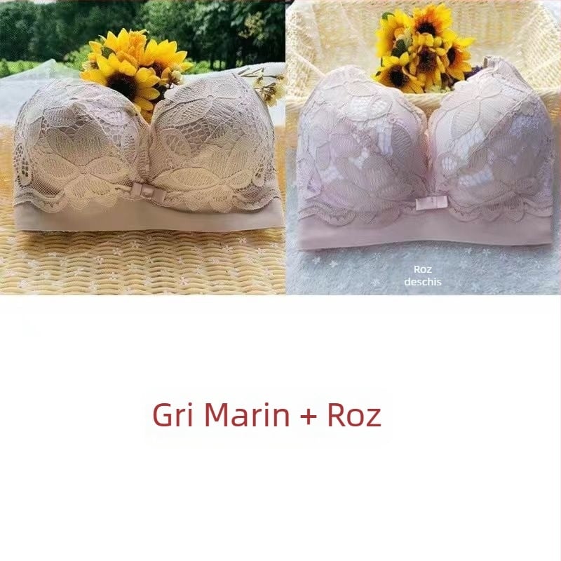 Sutien push-up îngroșat, cu umplutură de 8 cm, cupă completă, fără arcuri metalice, modelare a sânilor pe lateral, sutien pentru femei