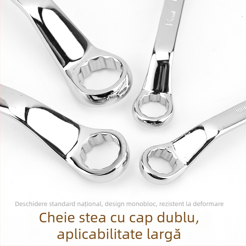Cheie Plum Blossom cu două capete pentru reparații auto, instrument manual cu finisaj oglindă, cheie Torx multifuncțional