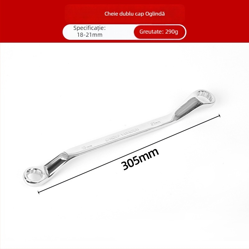 Cheie Plum Blossom cu două capete pentru reparații auto, instrument manual cu finisaj oglindă, cheie Torx multifuncțional