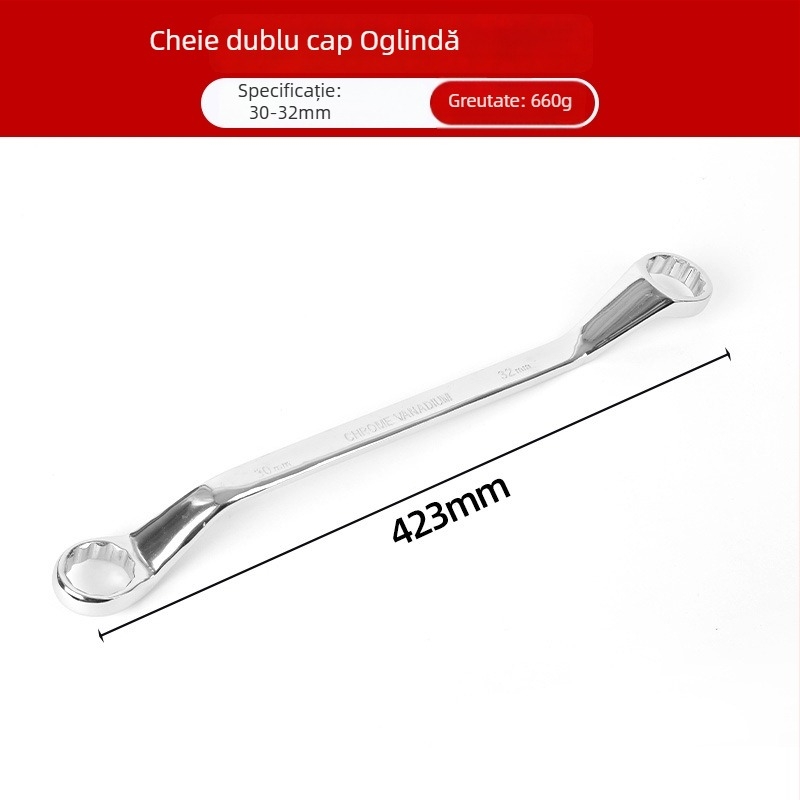 Cheie Plum Blossom cu două capete pentru reparații auto, instrument manual cu finisaj oglindă, cheie Torx multifuncțional