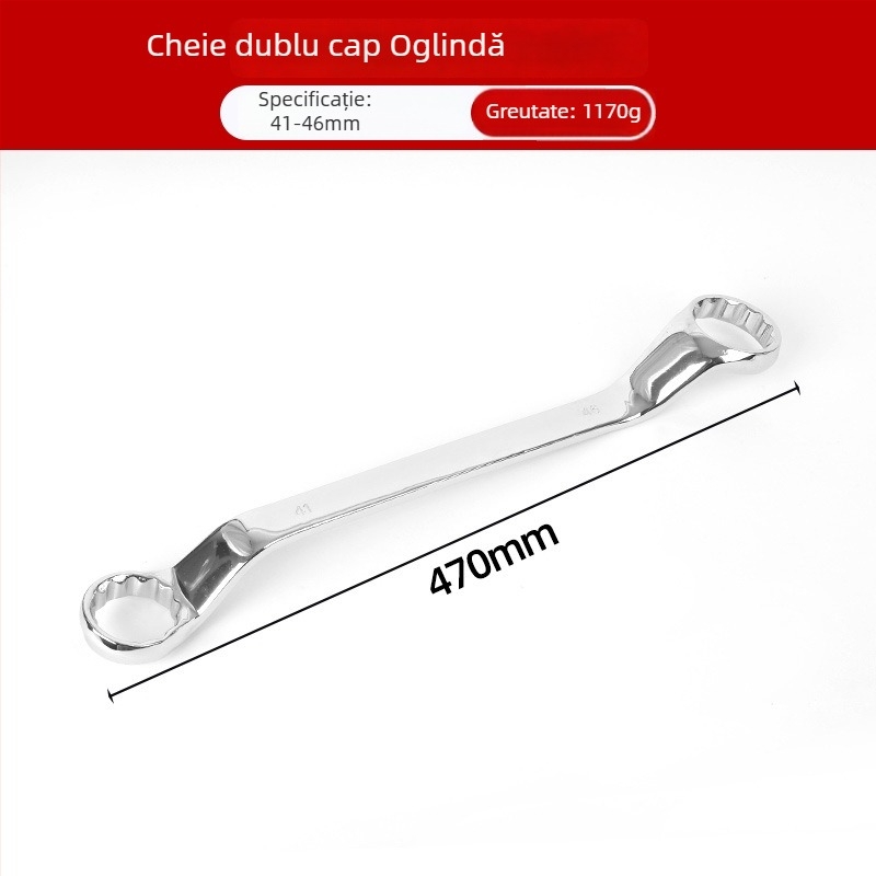 Cheie Plum Blossom cu două capete pentru reparații auto, instrument manual cu finisaj oglindă, cheie Torx multifuncțional