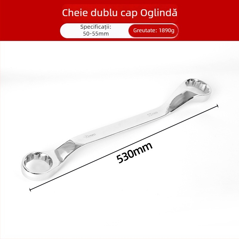Cheie Plum Blossom cu două capete pentru reparații auto, instrument manual cu finisaj oglindă, cheie Torx multifuncțional
