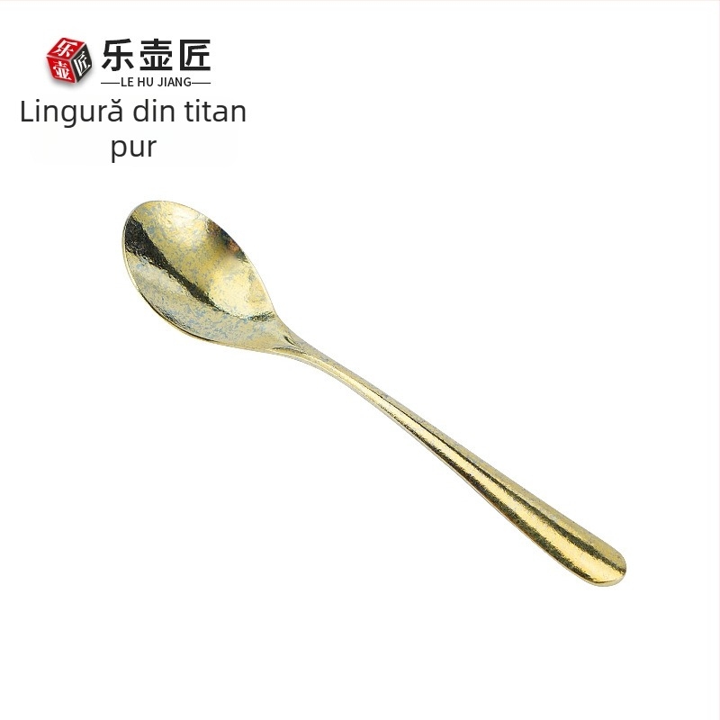 Stil nordic: furculițe pentru desert din titan pur – set colorat, antibacterian