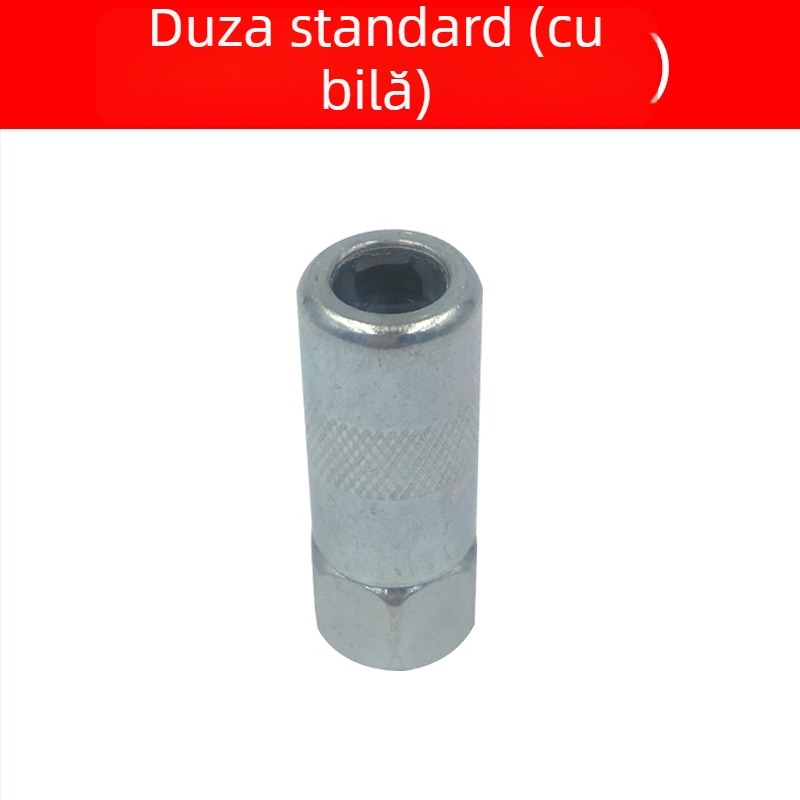 Set accesorii pentru pistol de uns pentru utilizare manuală, electrică și pneumatică, cu duze ascuțite și plate durabile, duză de ungere, furtun de înaltă presiune, cupă din piele și țeavă dură