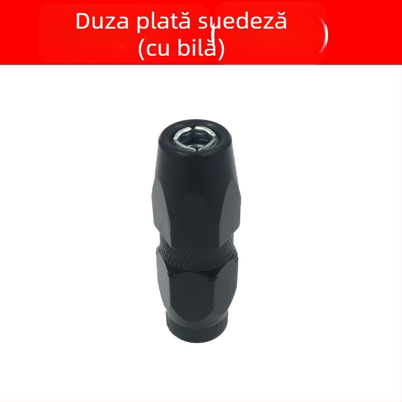 Set accesorii pentru pistol de uns pentru utilizare manuală, electrică și pneumatică, cu duze ascuțite și plate durabile, duză de ungere, furtun de înaltă presiune, cupă din piele și țeavă dură