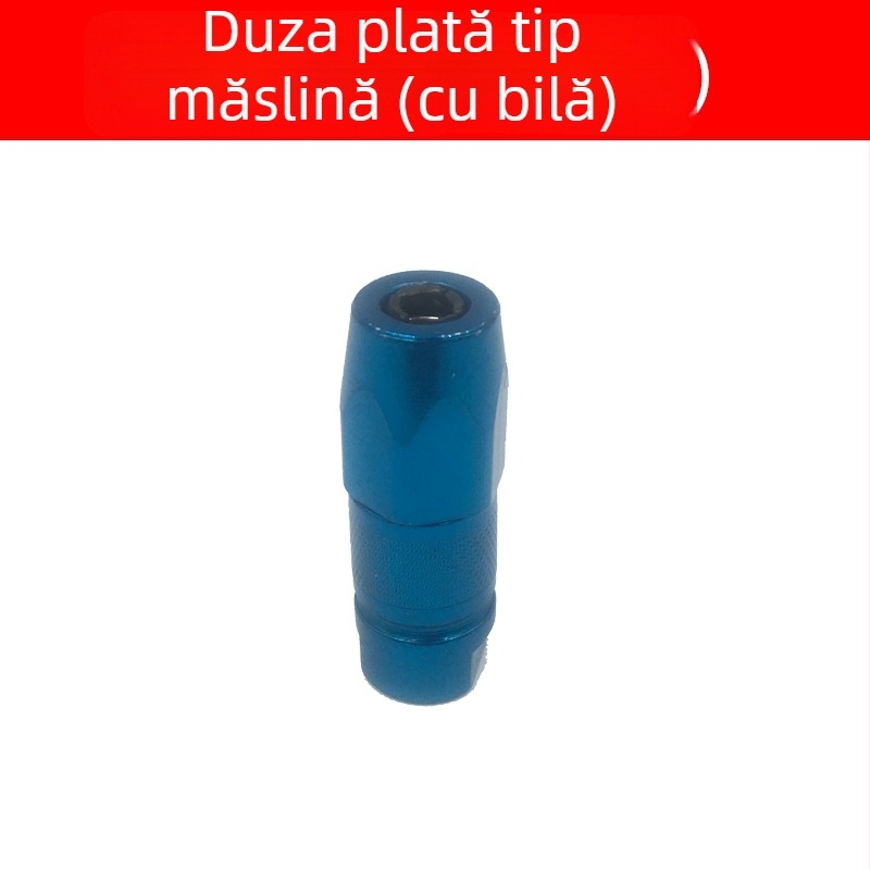 Set accesorii pentru pistol de uns pentru utilizare manuală, electrică și pneumatică, cu duze ascuțite și plate durabile, duză de ungere, furtun de înaltă presiune, cupă din piele și țeavă dură
