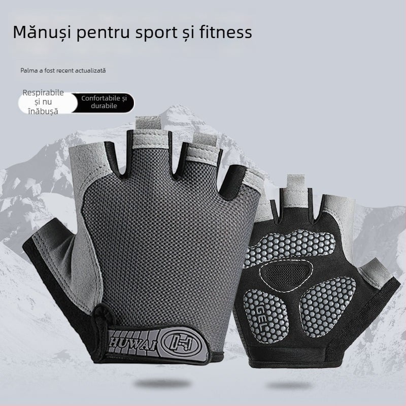 Mănuși de ciclism fără degete, antiderapante, rezistente la uzură, pentru exerciții în aer liber, previn bășici, vară