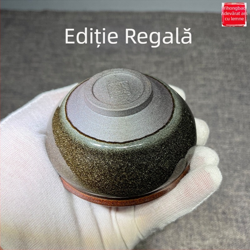 Căniță de ceai din porțelan, realizată manual, arsă în cuptor cu lemn, temperatură înaltă, cadou potrivit pentru ceai