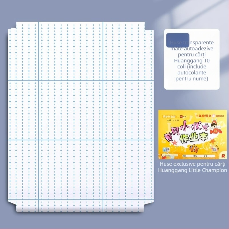 Dis Bear Copertă de carte transparentă – folie protectoare impermeabilă pentru A4/16K