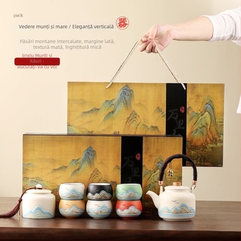 Set ceai Kung Fu inspirat de Orașul Interzis, în stil chinezesc – potrivit pentru Ziua Profesorului, Festivalul Lunii, inaugurări de locuință, nunți și cadouri corporative