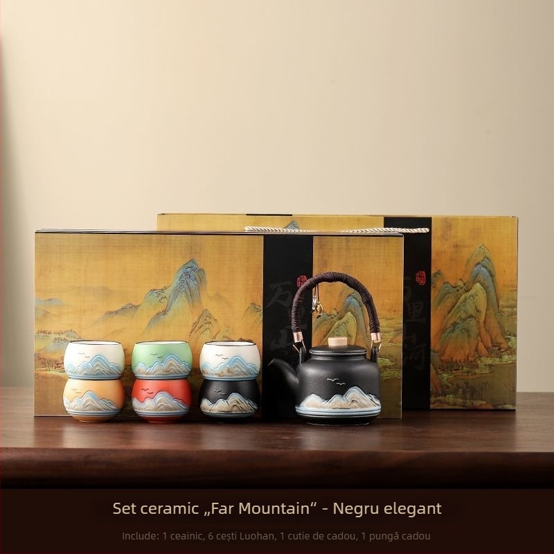 Set ceai Kung Fu inspirat de Orașul Interzis, în stil chinezesc – potrivit pentru Ziua Profesorului, Festivalul Lunii, inaugurări de locuință, nunți și cadouri corporative