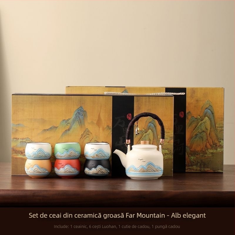 Set ceai Kung Fu inspirat de Orașul Interzis, în stil chinezesc – potrivit pentru Ziua Profesorului, Festivalul Lunii, inaugurări de locuință, nunți și cadouri corporative