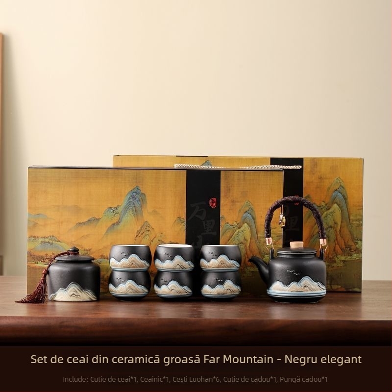 Set ceai Kung Fu inspirat de Orașul Interzis, în stil chinezesc – potrivit pentru Ziua Profesorului, Festivalul Lunii, inaugurări de locuință, nunți și cadouri corporative