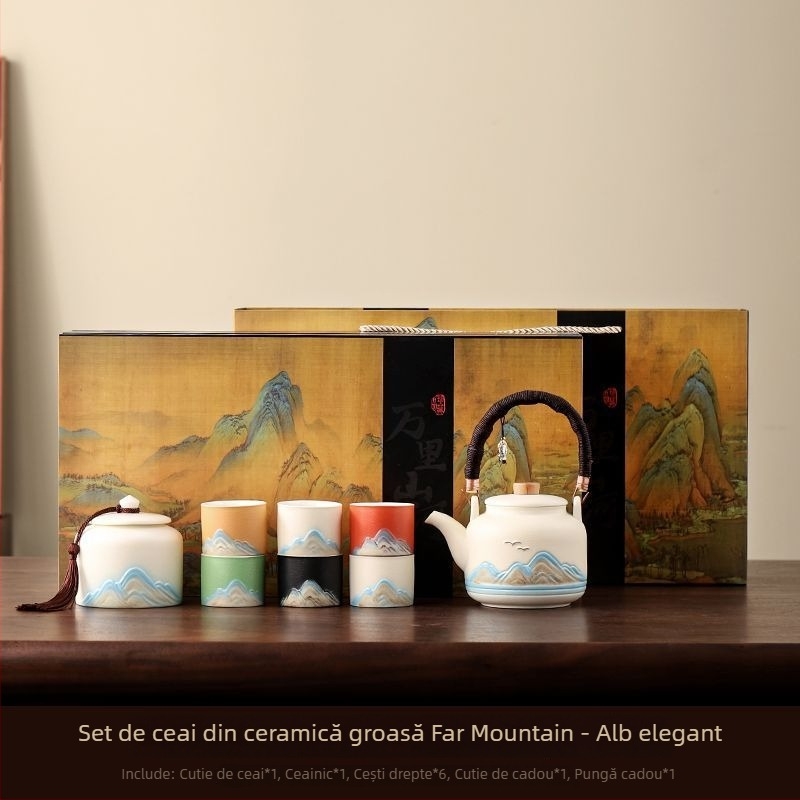Set ceai Kung Fu inspirat de Orașul Interzis, în stil chinezesc – potrivit pentru Ziua Profesorului, Festivalul Lunii, inaugurări de locuință, nunți și cadouri corporative