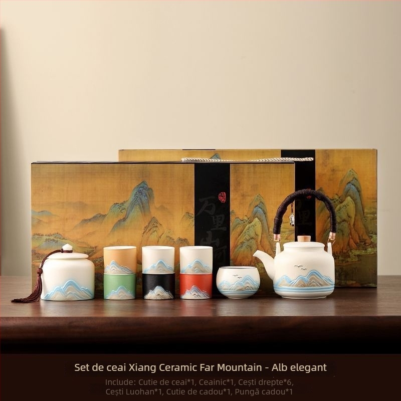 Set ceai Kung Fu inspirat de Orașul Interzis, în stil chinezesc – potrivit pentru Ziua Profesorului, Festivalul Lunii, inaugurări de locuință, nunți și cadouri corporative