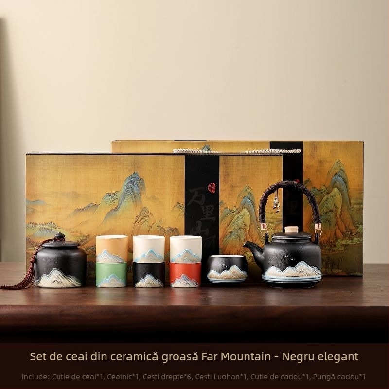 Set ceai Kung Fu inspirat de Orașul Interzis, în stil chinezesc – potrivit pentru Ziua Profesorului, Festivalul Lunii, inaugurări de locuință, nunți și cadouri corporative