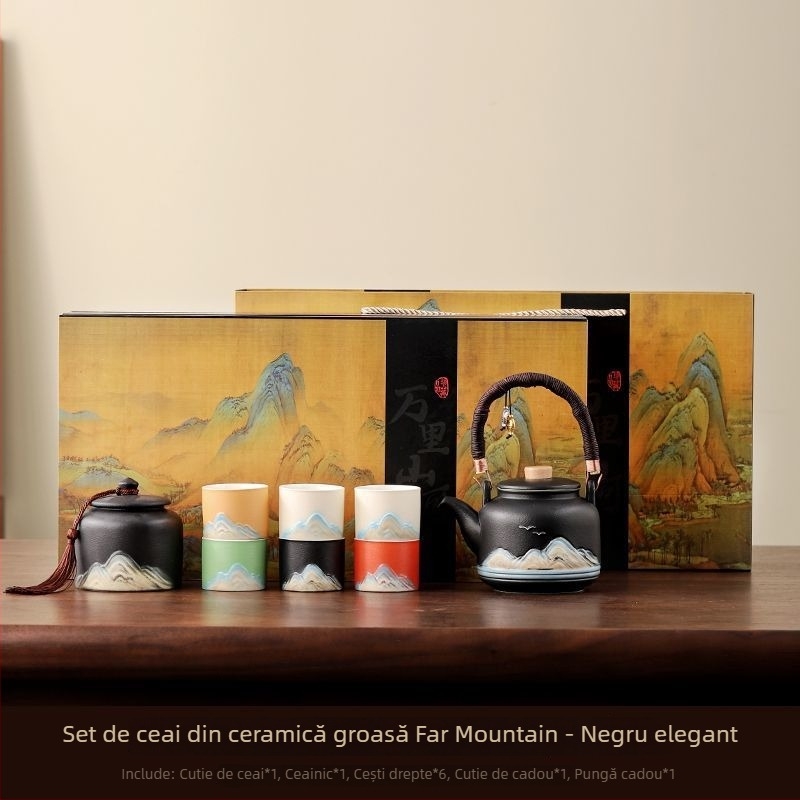 Set ceai Kung Fu inspirat de Orașul Interzis, în stil chinezesc – potrivit pentru Ziua Profesorului, Festivalul Lunii, inaugurări de locuință, nunți și cadouri corporative