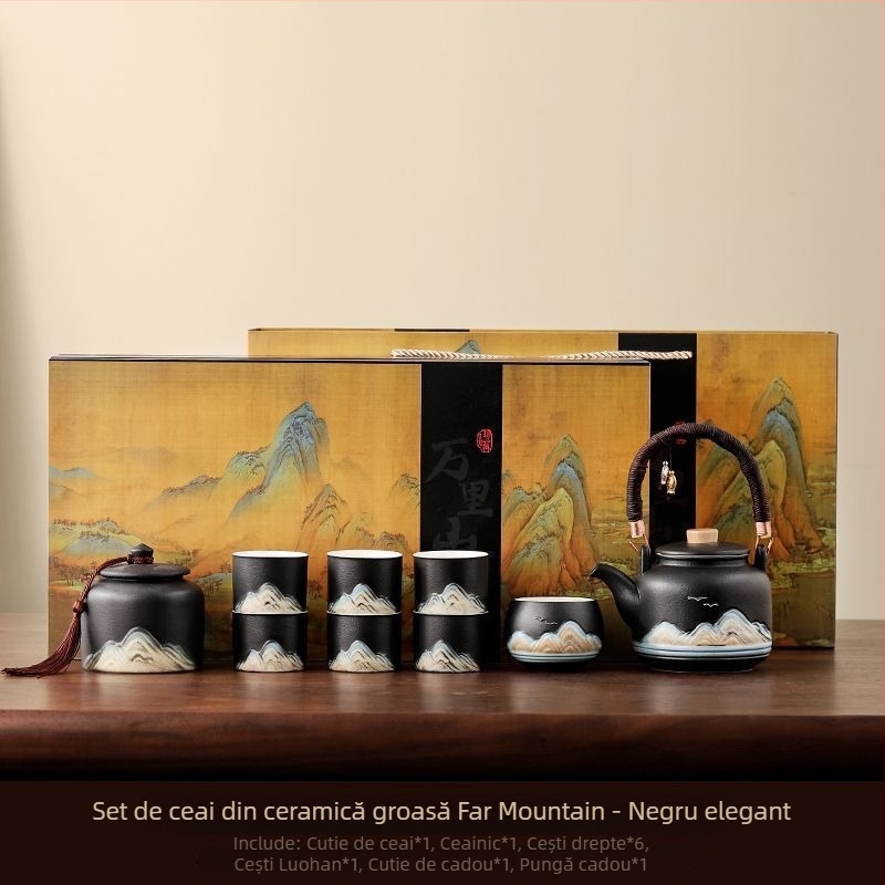 Set ceai Kung Fu inspirat de Orașul Interzis, în stil chinezesc – potrivit pentru Ziua Profesorului, Festivalul Lunii, inaugurări de locuință, nunți și cadouri corporative
