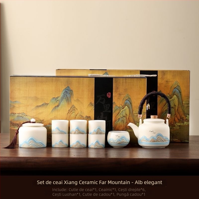 Set ceai Kung Fu inspirat de Orașul Interzis, în stil chinezesc – potrivit pentru Ziua Profesorului, Festivalul Lunii, inaugurări de locuință, nunți și cadouri corporative