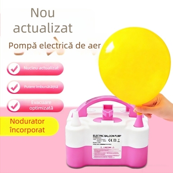 Pompa electrică pentru baloane cu cilindru de aer