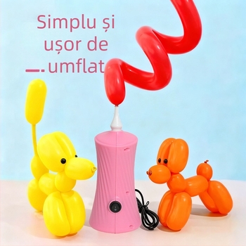 Pompa electrică pentru baloane cu cilindru de aer
