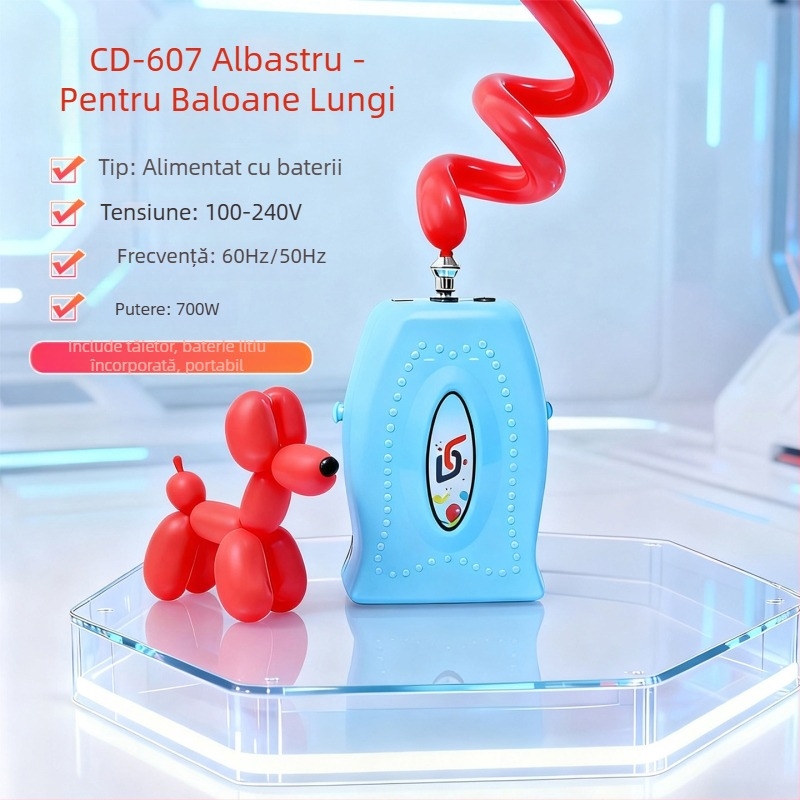 Pompa electrică pentru baloane cu cilindru de aer