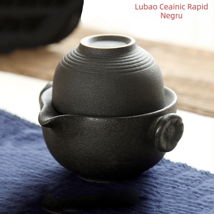 Geyao set ceramic pentru ceai de călătorie: 1 ceainic și 2 cești