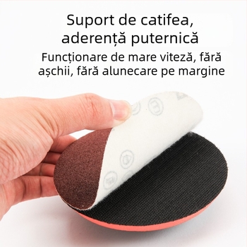 Discuri de șlefuit cu velur, rotunzi, autoadezivi, de 4/5 inch, pentru șlefuitor pneumatic și bormașină electrică, prelucrare lemn, șlefuire uscată