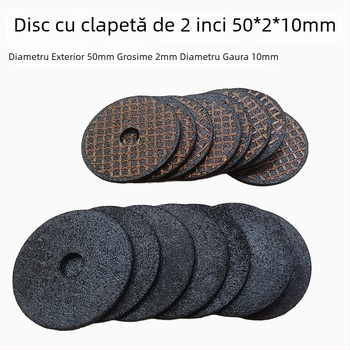 Discuri pentru șlefuitor unghi pneumatic de 2 inchi – disc flap, disc de polizare, degrosare și îndepărtare a ruginii, diametru 50 mm