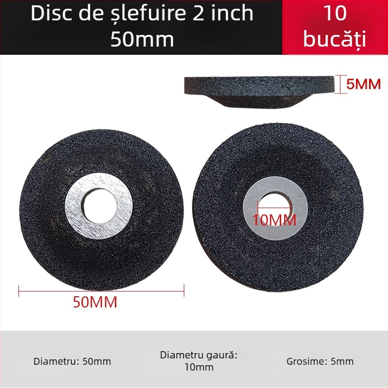 Discuri pentru șlefuitor unghi pneumatic de 2 inchi – disc flap, disc de polizare, degrosare și îndepărtare a ruginii, diametru 50 mm