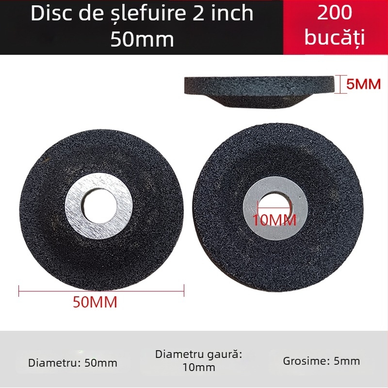 Discuri pentru șlefuitor unghi pneumatic de 2 inchi – disc flap, disc de polizare, degrosare și îndepărtare a ruginii, diametru 50 mm
