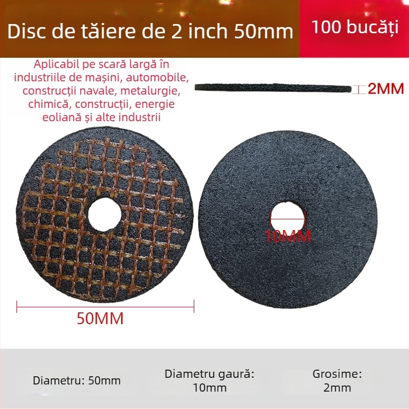 Discuri pentru șlefuitor unghi pneumatic de 2 inchi – disc flap, disc de polizare, degrosare și îndepărtare a ruginii, diametru 50 mm