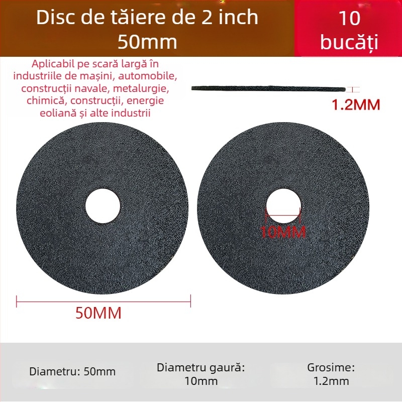 Discuri pentru șlefuitor unghi pneumatic de 2 inchi – disc flap, disc de polizare, degrosare și îndepărtare a ruginii, diametru 50 mm