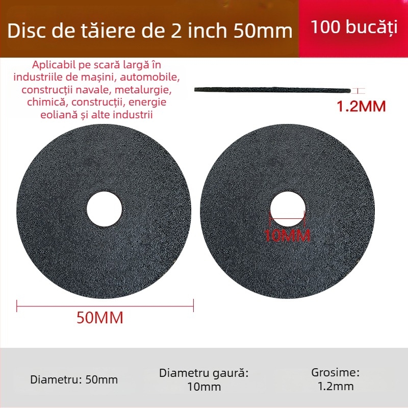 Discuri pentru șlefuitor unghi pneumatic de 2 inchi – disc flap, disc de polizare, degrosare și îndepărtare a ruginii, diametru 50 mm