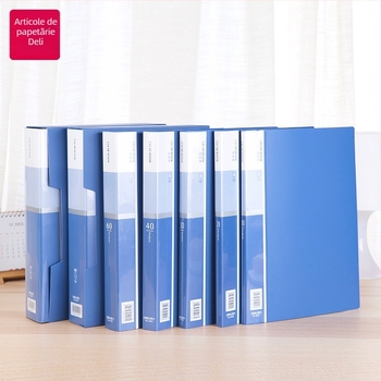 Deli 33600 serie A4, 100 de pagini – dosar multifuncțional pentru pagini și desene