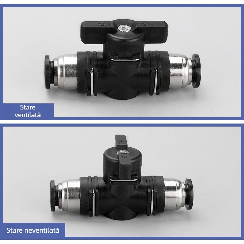 BUC-4 681012 Valvă pneumatică cu cuplare rapidă HVFF, supapă manuală