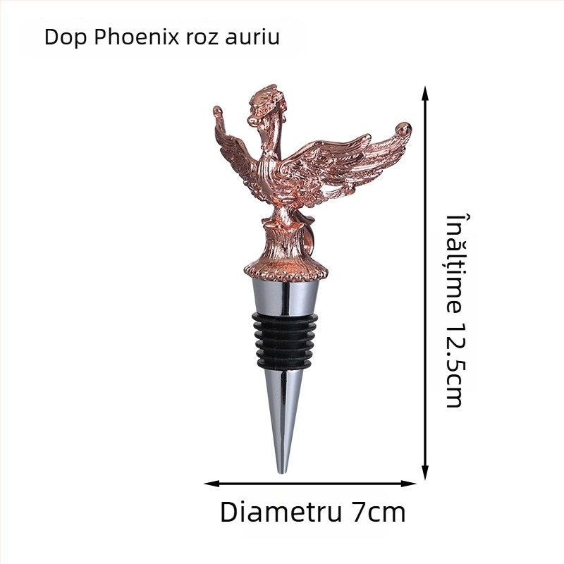 Stopper de vin cu cap de cerb, dop din aliaj de zinc, accesorii pentru vin roșu