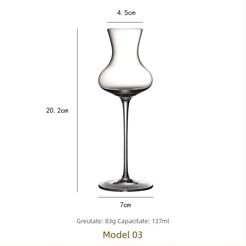 Accesorii din sticlă cristală pentru bar: pahar martini, pahar de cocktail, pahar de șampanie, bol pentru înghețată, pahar pentru lichior