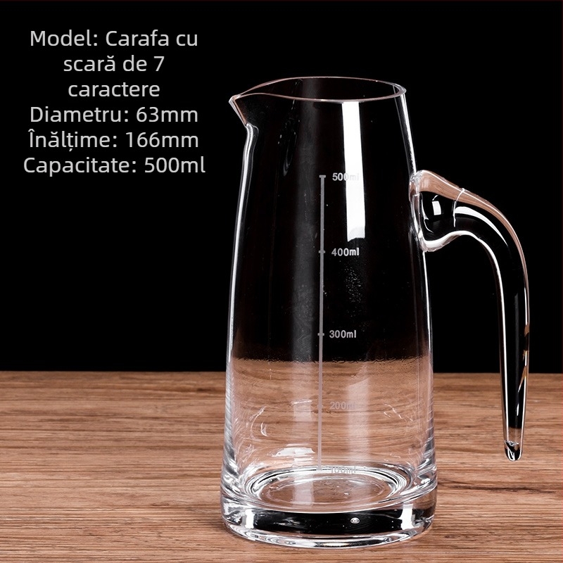 Pahar de brandy în stil european din cristal, picior scurt, pentru vin și băuturi spirtoase, dimensiune mică, design îngroșat