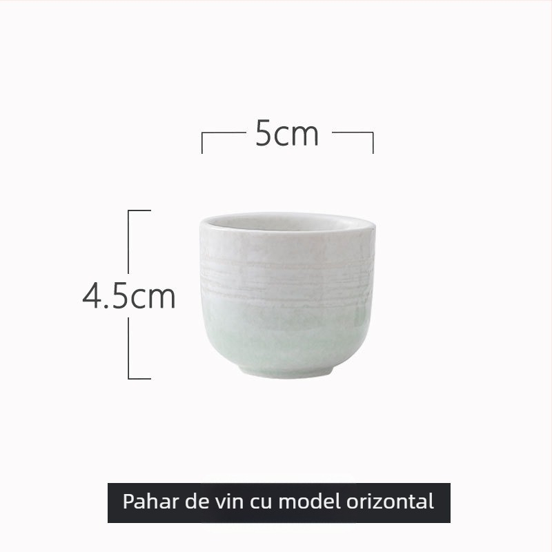 Set ceramic de vin în stil japonez cu sticlă și pahare, încălzitor de vin pentru restaurant și uz casnic