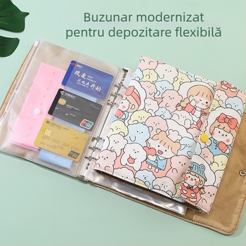 Album din material textil pentru sarcină, cu design rulabil, pentru rapoarte de ecografii și examene