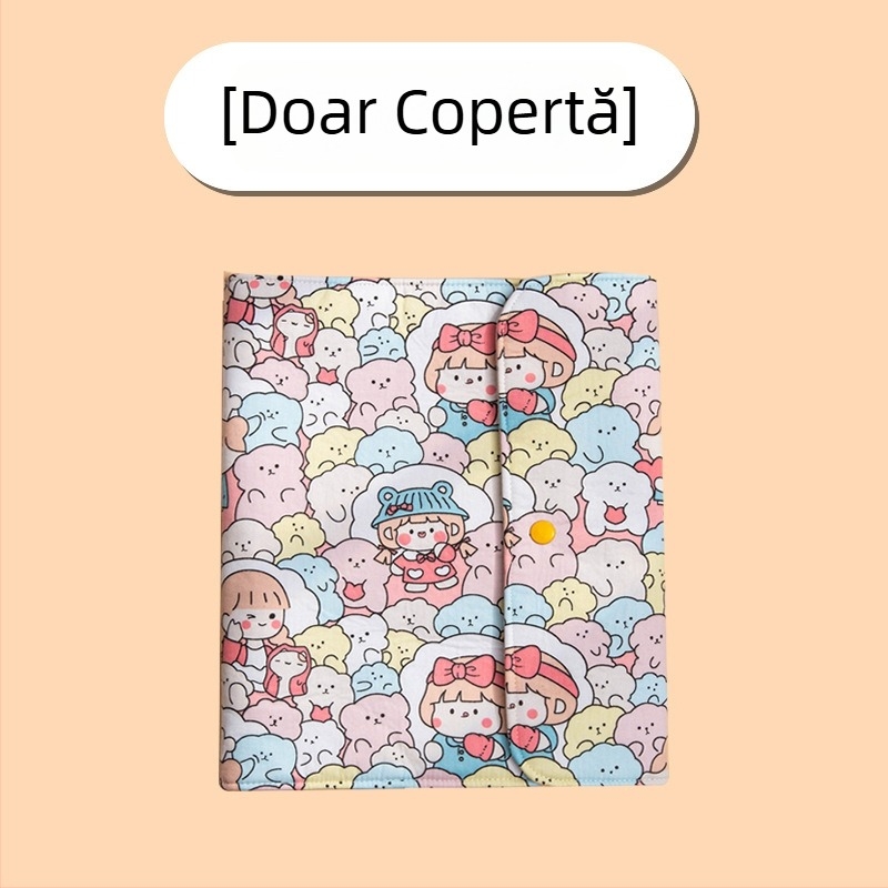 Album din material textil pentru sarcină, cu design rulabil, pentru rapoarte de ecografii și examene